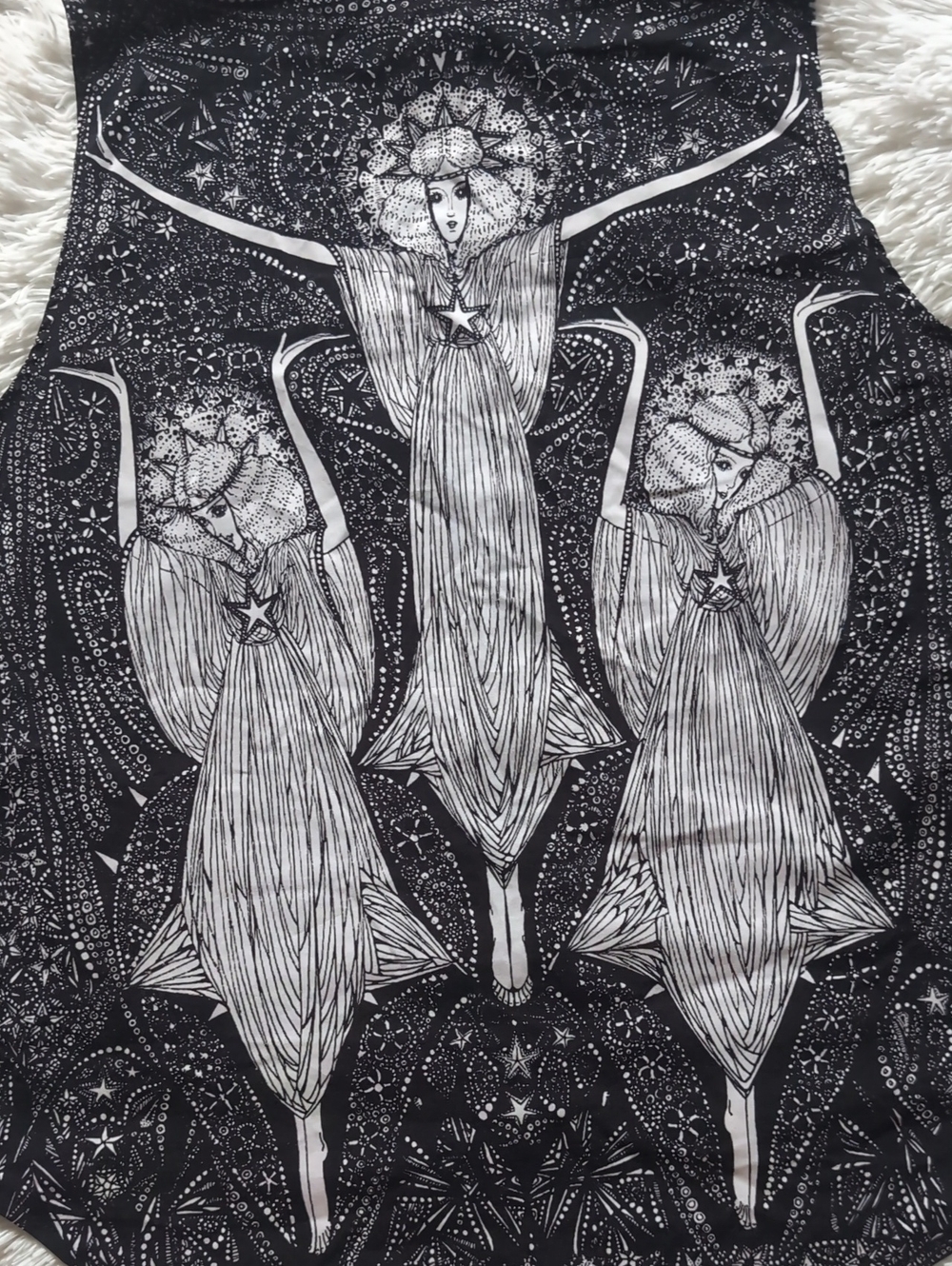 Blackmilk The Sacred Flame Witchy Harvest Collection Business Time Shirt Large - Picture 7 of 10